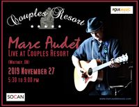 Marc Audet performing at Couples Resport