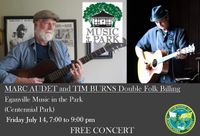 Marc Audet and Tim Burns at Eganville Music in the Park