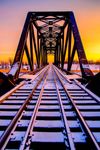 Railbridge Sunset