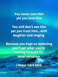 With laughter and singing
