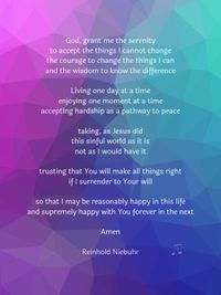 Serenity Prayer - Stained Glass