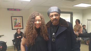 My daughter Rebecca and Ron Tyson form the Temptations

