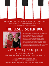 Second Saturday Concert Series - The Leslie Sisters Duo