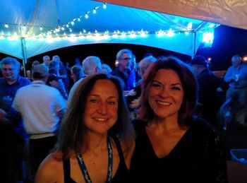 with Rosanne Cash at Dockery Farms in Cleveland, Mississippi
