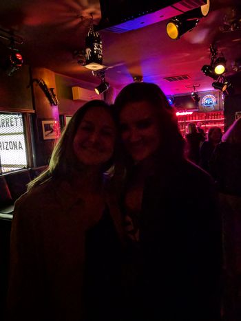 with Brandy Clark at The Troubador in Los Angeles, California
