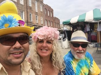 French Market with Band
