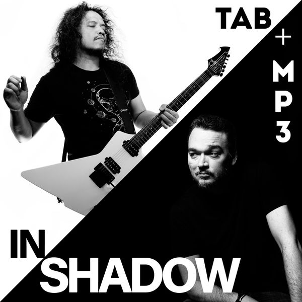 "IN SHADOW"  feat. Basti Artadi full guitar parts TAB + 2 MP3 backing tracks