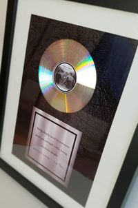 Commemorative Plaque with your CD and song lyrics