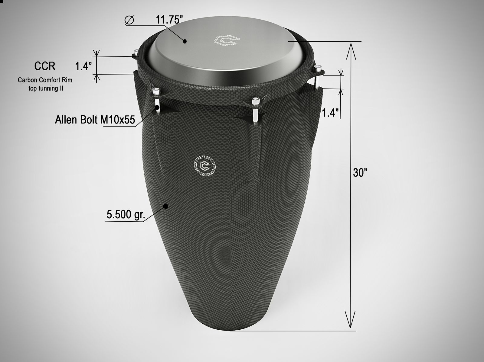 Carbon fiber store congas