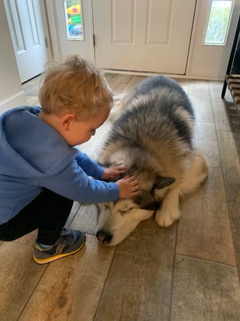 Michael with Klondike
