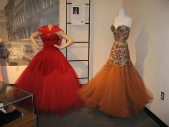 Lily Ann Rose's gown and Dita Von Teese's costume.
