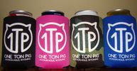 One Ton Pig Logo Drink Coozie