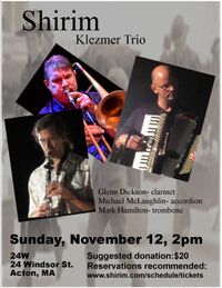 Shirim Klezmer Trio with Glenn Dickson