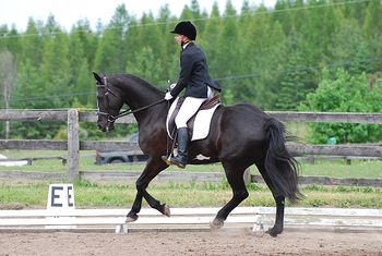 Training level test, 65.65 score, red ribbon, May 25/09
