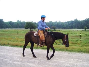 Out on the track, July 27, 2011
