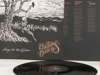 The Gallows Dance – Songs for the Godless, 12" 140gr musta vinyyli, kannet ja booklet Riina Laihonmäki