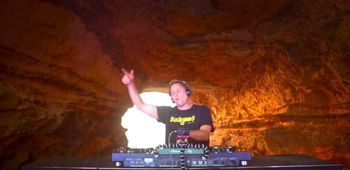 Live stream in the Rave Cave, Ibiza

