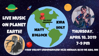 Matt Kollock & Kira Holt Present Live Music on Planet Earth
