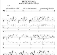 Supernova - Guitar Tabs & Sheet Music (FREE)