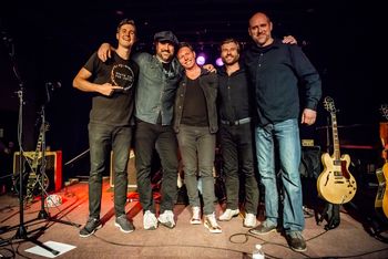 The band (left to right): Clark Nowlin, David Messier, Brandon Wayne, Dave Madden, Brady Muckelroy Photo by: Nicola Gell Photography
