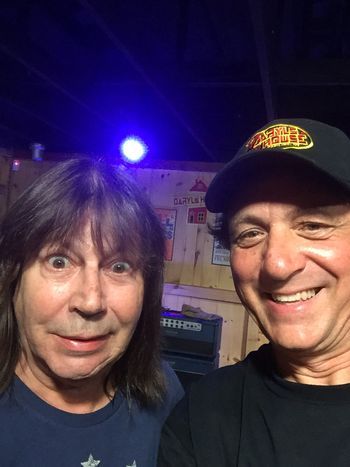 Pat Travers and Joey Scrima at Daryls House
