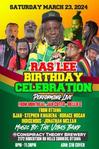 Ras Lee and the Vibes Band Birthday Celebration!