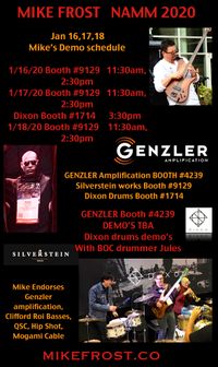 Mike Frost NAMM Show