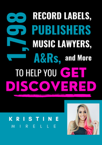 1,798 Record Label A&R's, Record Labels, Managers, Publishers, and Music Lawyers to Help You Get Discovered!