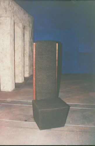 Tall-back hall chair. Theatre production.
