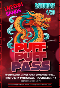 Puff Puff Pass - A LIVE EDM BAND Immersive Experience w/ RootsCollider, Space Junk, Grub, Catatac, & More