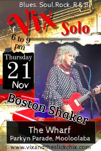 Vix Solo at Boston Shaker