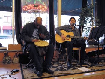 March 2012 with Bob at Ginkgo coffeehouse
