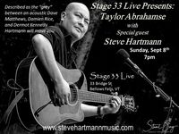 Stage 33 Live: Taylor Abrahamse with Special Guest Steve Hartmann