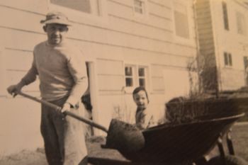 Grampa buries a body
