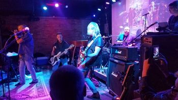 w/ Jeff Kollman 2018. Playing Highway Star at Howard's Club H
