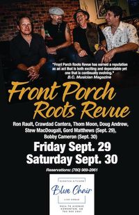Bobby Cameron performs with the Front Porch Roots Review