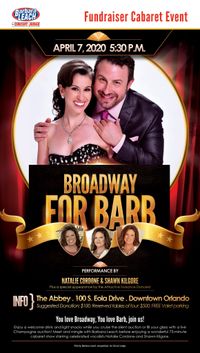 Natalie & Shawn star in "Broadway for Barb" cabaret