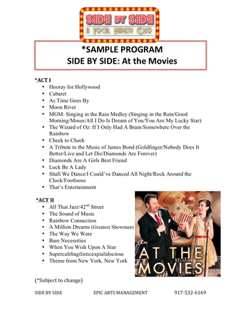 SIDE BY SIDE: At The Movies Sample Program

