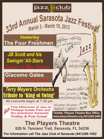 March 2013 - 33rd Sarasota Jazz Festival
