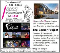 Thursday Jazz at the Sarasota Art Museum