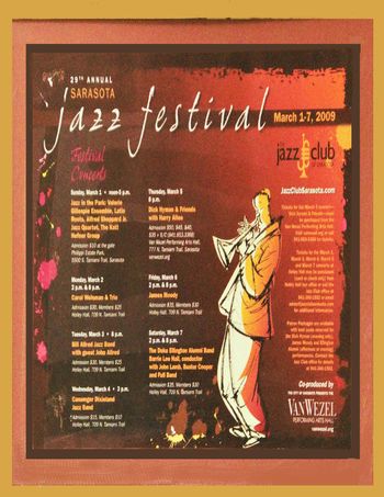 March 2009 - 29th Sarasota Jazz Festival
