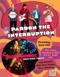 Jean Genies David Bowie Tribute and Pardon The Interruption at the Ivy Room