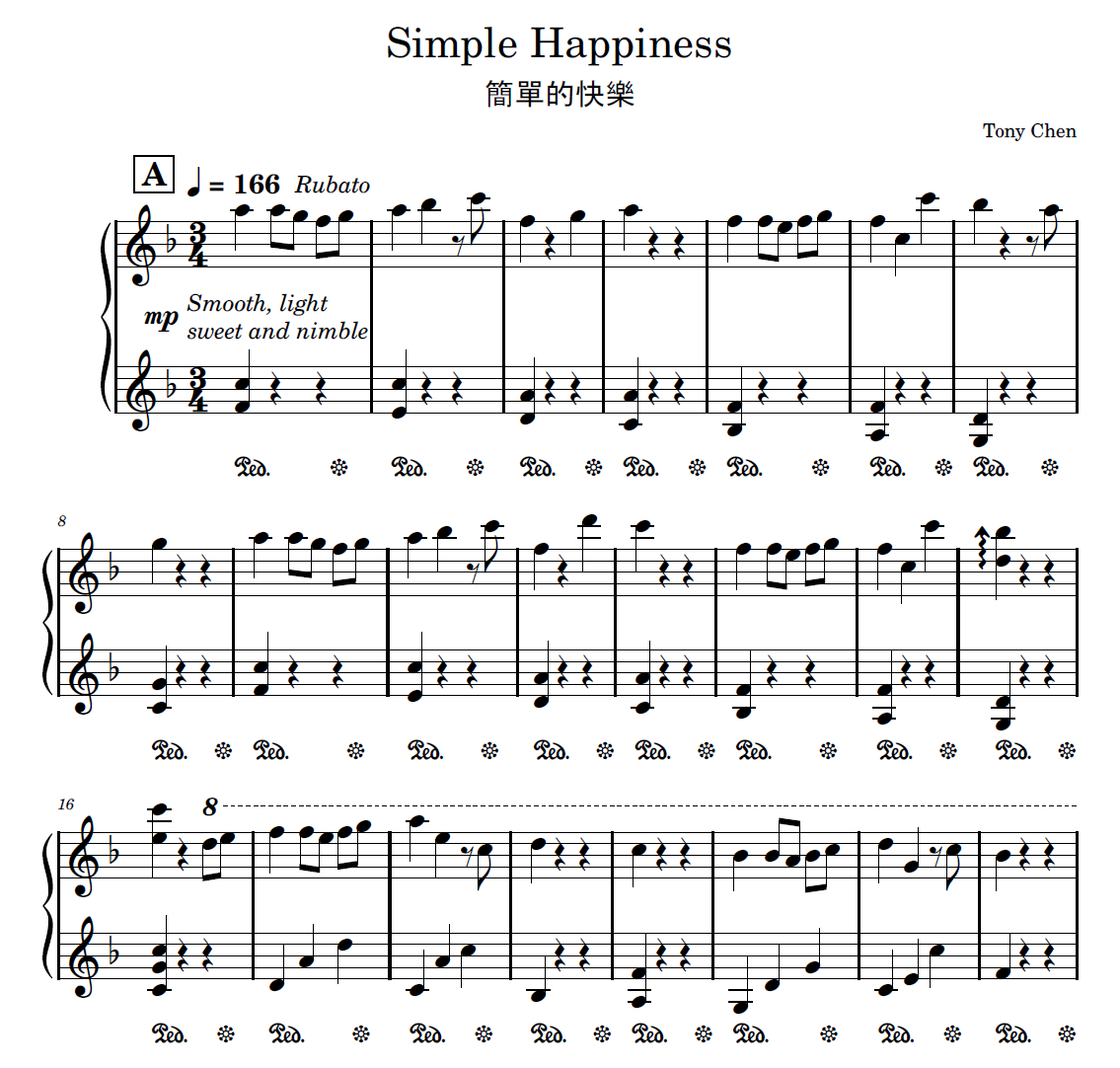 Happiness Runs (example for Jaxson) Sheet music for Piano (Piano Duo) Easy