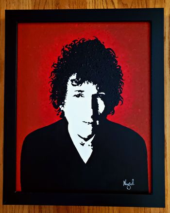 Bob Dylan 16x20 acrylic on canvas
