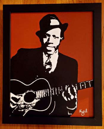 Robert Johnson 16x20 acrylic on canvas
