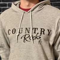 Gray Country Rocks Hoodie