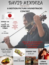 David Mendoza presents "A Motion Picture Soundtracks concert"