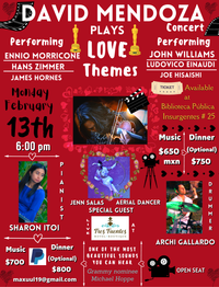 David Mendoza plays Love Themes Concert