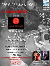 David Mendoza presents a Tango Concert