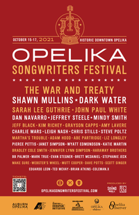 Opelika Songwriters Festival - Updated schedule
